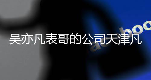 哥的公司天津拖欠传媒款吴亦元税凡表凡世